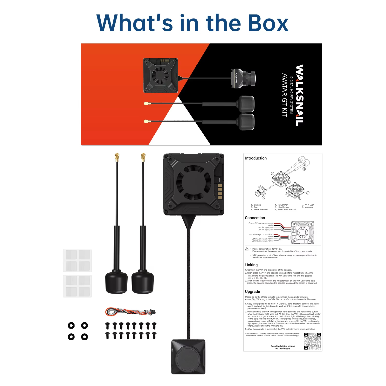 Kit Avatar GT de Caddx Walksna - Drone Kit Long Range avis et prix