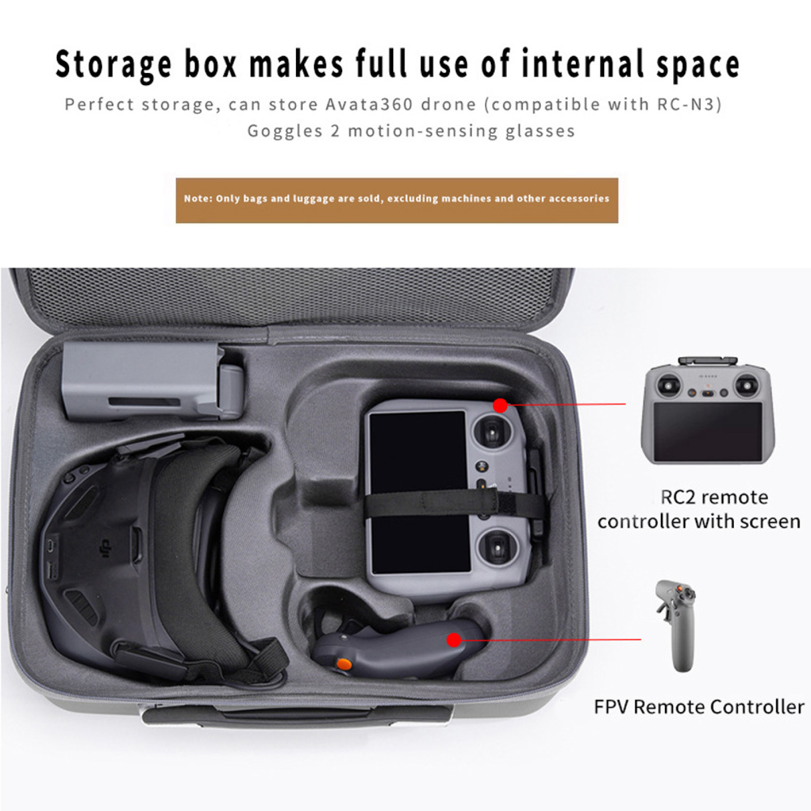 Étui de transport pour DJI Ava - Drone Kit Waterproof avis et prix